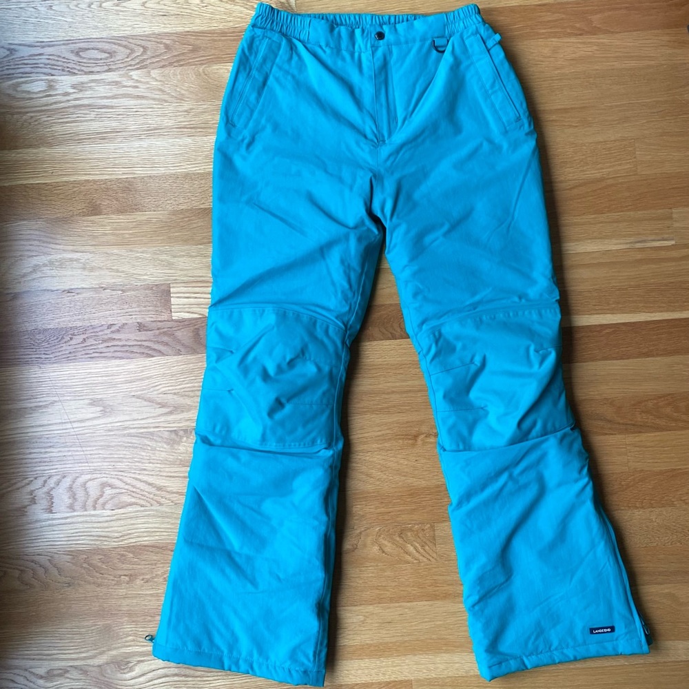 Lands End Kids Squall Waterproof Iron Knee Winter Snow Pants Size 16